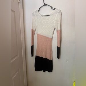 Colorblock Knit Dress